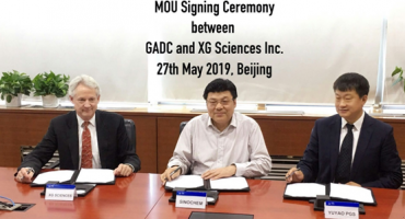 MOU Signing Ceremony Amoun Sinochem Plastics, YUYAO PGS and XG Sciences Inc.